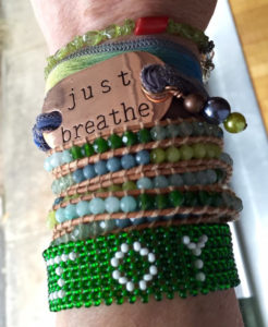 Just Breathe bracelet